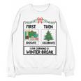 First Educate Then Celebrate Christmas Teacher Winter Break Unisex Sweatshirt, trending gift First Educate Then Celebrate Christmas Teacher Winter Break Unisex Sweatshirt, trending gift