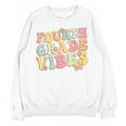 Fourth Grade Vibes Hello Team 4th Grade Teacher Kids Retro Unisex Sweatshirt, 4th Grade Teacher Gifts, trending gift