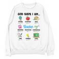 God Says Im Teacher Christian Back To School Religious Unisex Sweatshirt, trending gift God Says Im Teacher Christian Back To School Religious Unisex Sweatshirt, trending gift