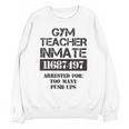 Halloween Gym Teacher Prisoner Costume Unisex Sweatshirt, trending gift Halloween Gym Teacher Prisoner Costume Unisex Sweatshirt, trending gift