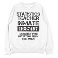 Halloween Statistics Teacher Prisoner Costume Unisex Sweatshirt, trending gift Halloween Statistics Teacher Prisoner Costume Unisex Sweatshirt, trending gift
