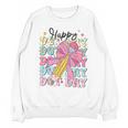 Happy Dot Day 2025 Coquette Bow Teachers Kids Boys Girls Unisex Sweatshirt, trending gift Happy Dot Day 2025 Coquette Bow Teachers Kids Boys Girls Unisex Sweatshirt, trending gift