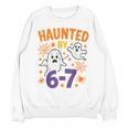 Haunted 67 Ghost Math Teacher Halloween Costume Math Pun Unisex Sweatshirt, trending gift Haunted 67 Ghost Math Teacher Halloween Costume Math Pun Unisex Sweatshirt, trending gift