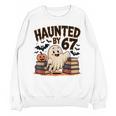 Haunted By 67 Teacher Ghost Pumpkin Halloween Costum Unisex Sweatshirt, trending gift