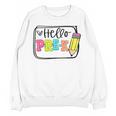Hello Pre-K Team Preschool Teacher Kids Back To School Unisex Sweatshirt, trending gift Hello Pre-K Team Preschool Teacher Kids Back To School Unisex Sweatshirt, trending gift