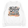 I'm Batty About My Students Watercolor Bat Teacher Halloween Unisex Sweatshirt, trending gift