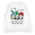 It's Fine We'Re Fine Gnome Pre-K Teacher Christmas Light For Men Women Unisex Sweatshirt, trending gift It's Fine We'Re Fine Gnome Pre-K Teacher Christmas Light For Men Women Unisex Sweatshirt, trending gift