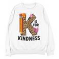 K Is For Kindness Unity Day Teacher Kids Unisex Sweatshirt, trending gift K Is For Kindness Unity Day Teacher Kids Unisex Sweatshirt, trending gift