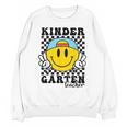 Kindergarten Teacher Hippie Smile Face Back School Unisex Sweatshirt, trending gift