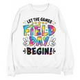 Let The Games Field Day Begin Tie Dye Adults Teacher Kids Unisex Sweatshirt, trending gift