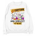 Mad Scientist Halloween Costume Science Teacher Unisex Sweatshirt, Science Teacher Gifts, trending gift
