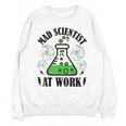 Mad Scientist Science Teacher Halloween Costume Teen Girls Unisex Sweatshirt, Science Teacher Gifts, trending gift