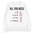 Math Graphs Mathematics Math Teacher Unisex Sweatshirt, trending gift