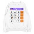 Math Teacher Halloween Costume Calculator Math Pun Unisex Sweatshirt, trending gift