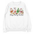Very Merry Teacher Christmas Goose Silly Holiday Party Unisex Sweatshirt, trending gift Very Merry Teacher Christmas Goose Silly Holiday Party Unisex Sweatshirt, trending gift