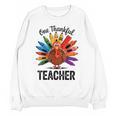 One Thankful Teacher Thanksgiving TurkeyCute Pencil Unisex Sweatshirt, trending gift One Thankful Teacher Thanksgiving TurkeyCute Pencil Unisex Sweatshirt, trending gift