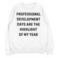 Professional Development Days Teacher Lie Party Unisex Sweatshirt, trending gift Professional Development Days Teacher Lie Party Unisex Sweatshirt, trending gift