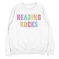 READING ROCKS English Teacher ELA ABCD Read Star Kinder Unisex Sweatshirt, English Teacher Gifts, trending gift READING ROCKS English Teacher ELA ABCD Read Star Kinder Unisex Sweatshirt, English Teacher Gifts, trending gift
