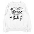 Retro The Best Teachers Are A Bit Batty Halloween Teacher Unisex Sweatshirt, trending gift Retro The Best Teachers Are A Bit Batty Halloween Teacher Unisex Sweatshirt, trending gift