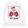 Retro All Done Christmas Special Ed Teacher Team Santa Women Unisex Sweatshirt, trending gift Retro All Done Christmas Special Ed Teacher Team Santa Women Unisex Sweatshirt, trending gift