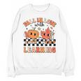 Retro Fall In Love With Learning Autumn Pumpkin Teacher Unisex Sweatshirt, trending gift Retro Fall In Love With Learning Autumn Pumpkin Teacher Unisex Sweatshirt, trending gift