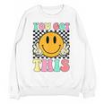 You Got This Retro Smile Motivational Testing Day Teacher Unisex Sweatshirt, trending gift