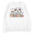 Retro Vintage Floral Principal Shirt For Women Teachers Day Unisex Sweatshirt, trending gift