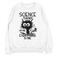 Science Teacher Appreciation Merch -Adults -Youth Grey Classic Fit Modern Science Theme Cartoon Unisex Sweatshirt, Science Teacher Gifts, trending gift Science Teacher Appreciation Merch -Adults -Youth Grey Classic Fit Modern Science Theme Cartoon Unisex Sweatshirt, Science Teacher Gifts, trending gift