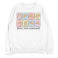 Basic Sign Language Speech Pathology Aac Sped Teacher Unisex Sweatshirt, trending gift Basic Sign Language Speech Pathology Aac Sped Teacher Unisex Sweatshirt, trending gift