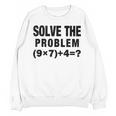 Solve The Problem 9×74 Math Teacher Unisex Sweatshirt, trending gift Solve The Problem 9×74 Math Teacher Unisex Sweatshirt, trending gift