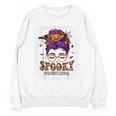 Spooky Paraprofessional Life Halloween Messy Bun Teacher For Men Women Unisex Sweatshirt, trending gift Spooky Paraprofessional Life Halloween Messy Bun Teacher For Men Women Unisex Sweatshirt, trending gift