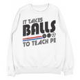 It Takes Balls To Teach PE Gym Teacher Unisex Sweatshirt, Pe Teacher Gifts, trending gift It Takes Balls To Teach PE Gym Teacher Unisex Sweatshirt, Pe Teacher Gifts, trending gift