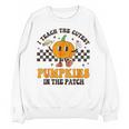 I Teach The Cutest Pumpkins In The Patch Groovy Teacher Fall Unisex Sweatshirt, Groovy Teacher Gifts, trending gift