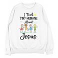 I Teach Tiny Humans About Jesus Sunday School Teacher Unisex Sweatshirt, trending gift I Teach Tiny Humans About Jesus Sunday School Teacher Unisex Sweatshirt, trending gift