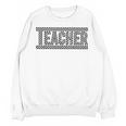 Teacher Checkered Racing Teacher Appreciation Men Women Unisex Sweatshirt, trending gift