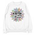 Teacher Flair Pen Art Lover School Supplies Unisex Sweatshirt, trending gift
