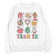 Team TK Teacher Christmas Groovy Smile Face Girl Boy Kid TK Unisex Sweatshirt, Groovy Teacher Gifts, trending gift Team TK Teacher Christmas Groovy Smile Face Girl Boy Kid TK Unisex Sweatshirt, Groovy Teacher Gifts, trending gift
