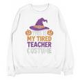 This Is My Tired Teacher Costume Halloween Premium Tri-Blend Unisex Sweatshirt, trending gift This Is My Tired Teacher Costume Halloween Premium Tri-Blend Unisex Sweatshirt, trending gift