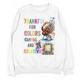Turkey Thanksgiving Art Teacher Costume Tee For Artists Unisex Sweatshirt, trending gift