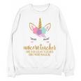 Unicorn Teacher Shirt For Women School Teacher Unisex Sweatshirt, trending gift