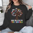 100 Days In The Books Reading Teacher 100th Day Of School Unisex Sweatshirt, funny design