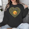 100 Days Of School Bee Hive Tree Hearts Teachers Student Kid Unisex Sweatshirt, funny design