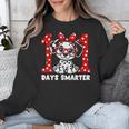 100 Days Smarter 101st Day School Dalmatian Dog Teacher Kids Unisex Sweatshirt, funny design 100 Days Smarter 101st Day School Dalmatian Dog Teacher Kids Unisex Sweatshirt, funny design