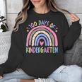 100th Day Of Kindergarten Teacher Kids 100 Days Smarter Unisex Sweatshirt, funny design