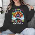 100th Day Of School Rainbow Happy 100 Days Smarter Teacher Unisex Sweatshirt, funny design 100th Day Of School Rainbow Happy 100 Days Smarter Teacher Unisex Sweatshirt, funny design