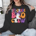 1st Grade Boo Crew Halloween First Grade Halloween Teacher Unisex Sweatshirt, First Grade Teacher Gifts, funny design