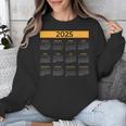 2025 Calendar For Planners Teachers Offices Months Unisex Sweatshirt, funny design 2025 Calendar For Planners Teachers Offices Months Unisex Sweatshirt, funny design