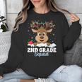 2nd Grade Teacher Christmas Second Grade Squad Reindeer Xmas For Men Women Kids Unisex Sweatshirt, 2nd Grade Teacher Gifts, funny design
