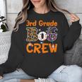 3rd Grade Boo Crew Halloween Teachers Students Costume Unisex Sweatshirt, funny design