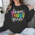3rd Grade Team Pencil Teacher Student Back To School Girls Unisex Sweatshirt, funny design